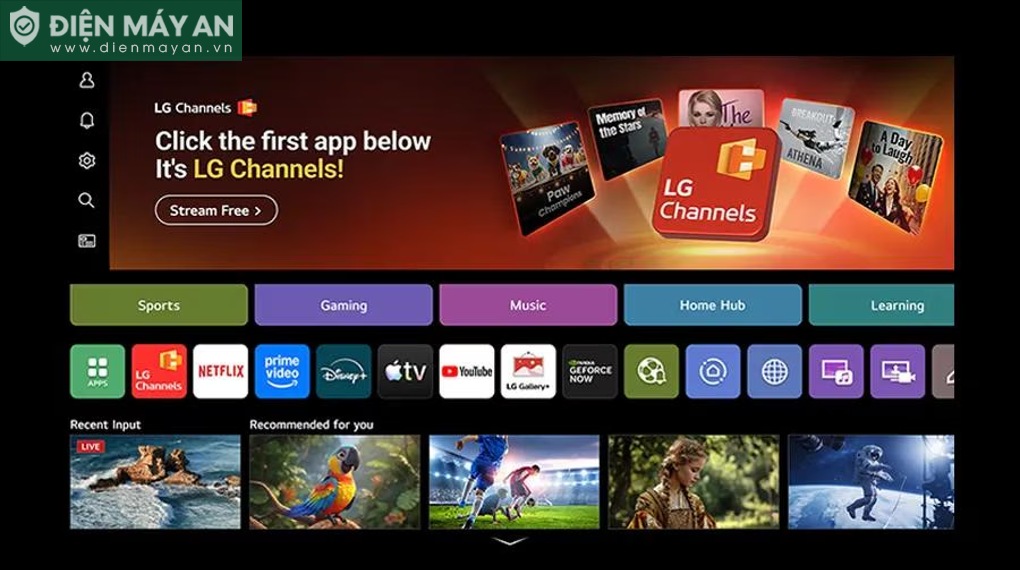 Smart Tivi LG AI 4K 75 inch 75NU855BPSA